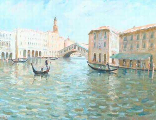 Venice Scene oil painting